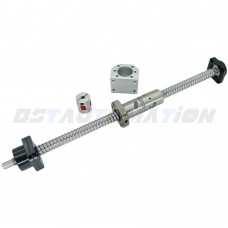 DFU1605 Double Ballscrew DSG16H Ballnut Bracket+FK12 FF12 Support+Coupling