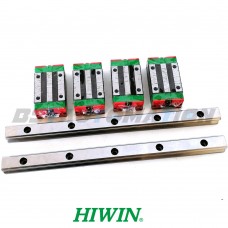 HIWIN HGR15 Linear Guide with HGH15CA ZA C Carriage Blocks